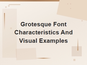 Free Grotesque Fonts: Key Characteristics and Visual Examples