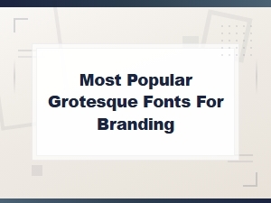 Most Popular Grotesque Fonts for Branding in 2024