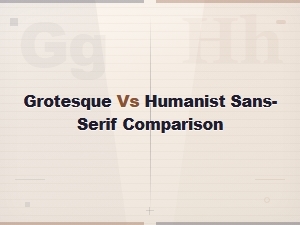Grotesque vs Humanist Sans-Serif: a Historical Comparison of Typeface Design